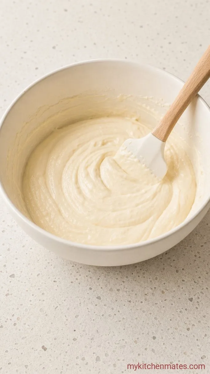 Old Fashioned Coconut Cake Step 3: Alternate the Dry and Buttermilk