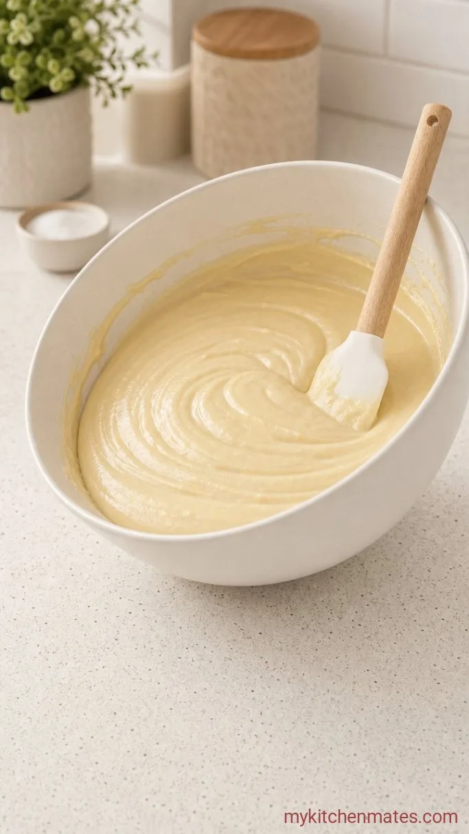 Soft Vanilla Sheet Cake with Vanilla Buttercream Step 3: Alternate the Dry and Wet Ingredients