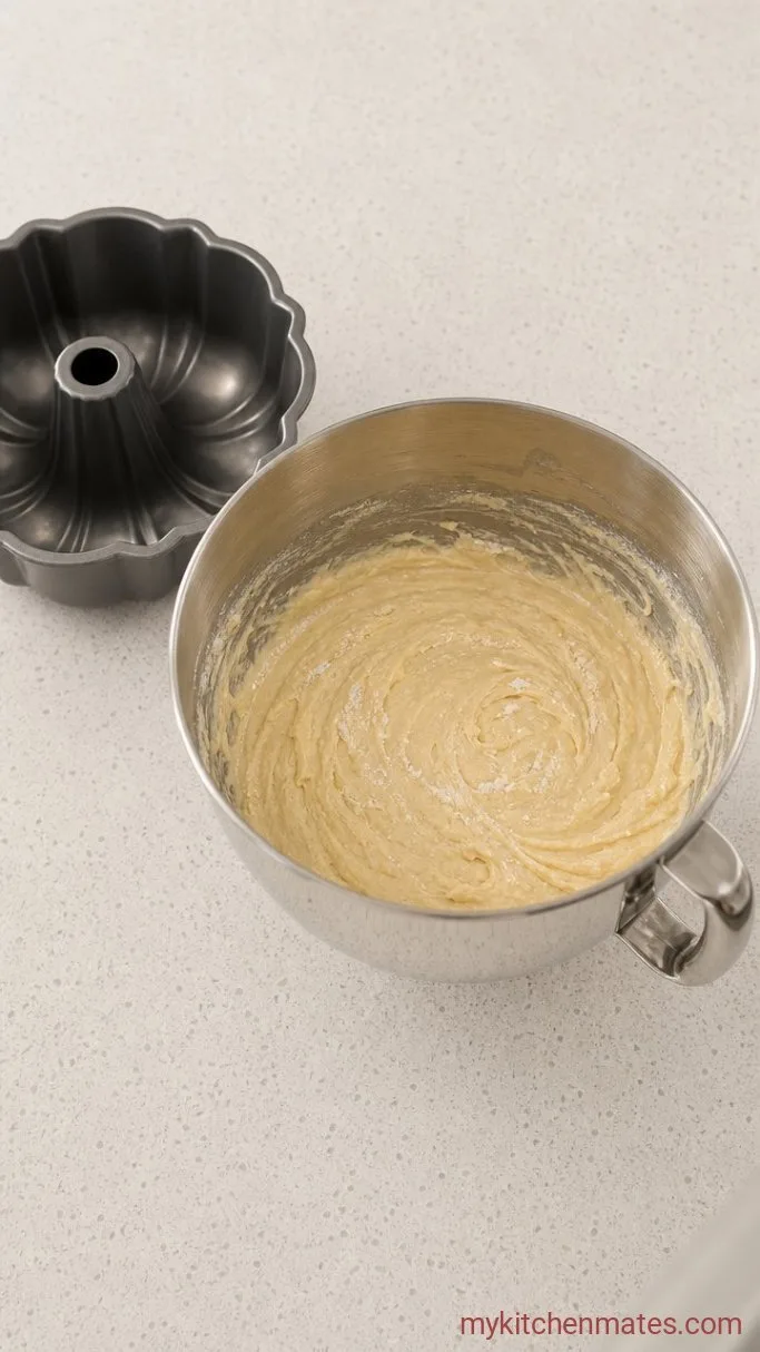 Step 3: Alternate the Dry Ingredients and Buttermilk