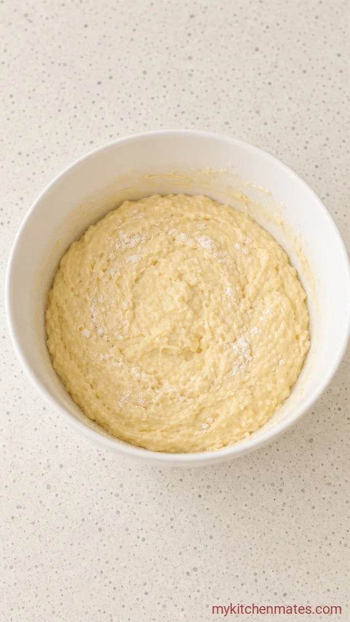 Step 3: Alternate the Dry Mix and Buttermilk