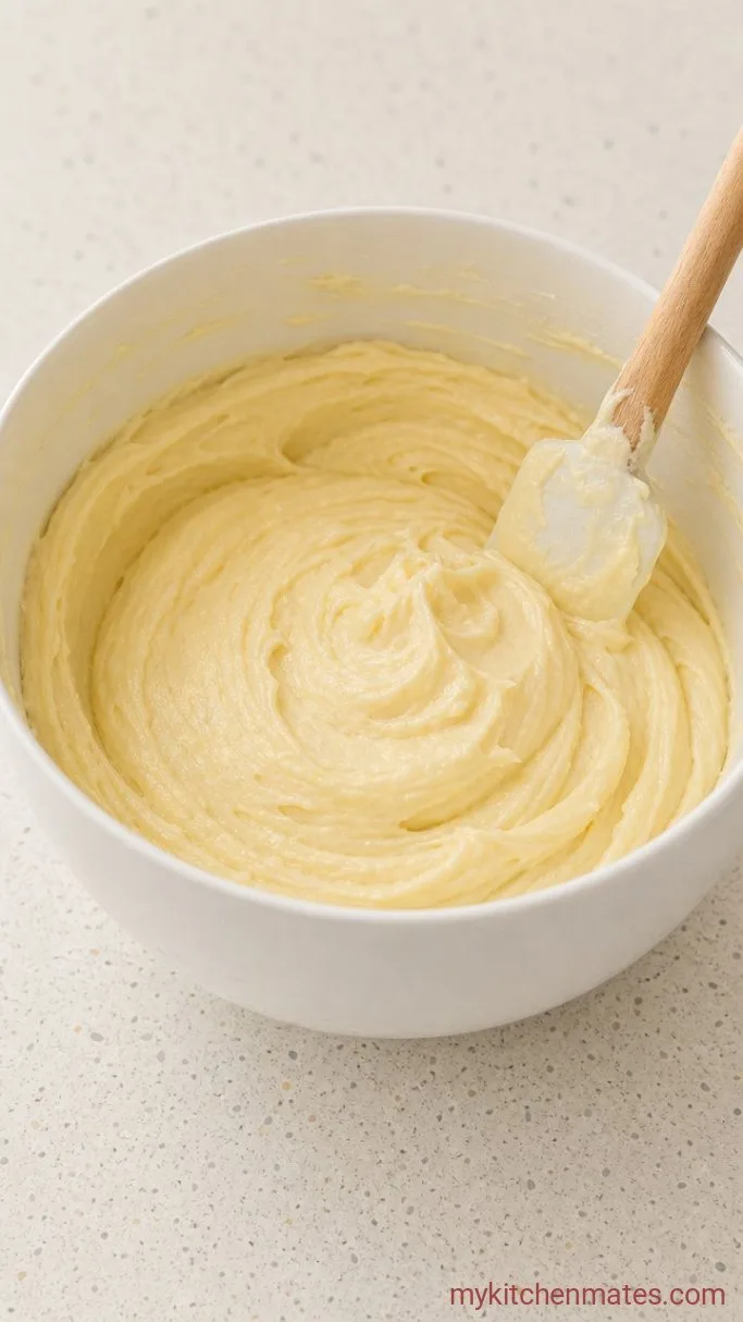 Step 3: Alternate the Dry Mix and Buttermilk