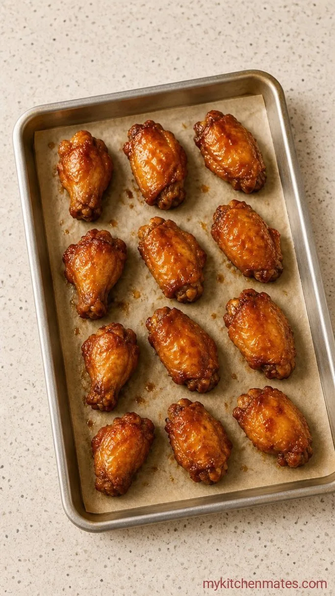 5-Ingredient Sticky Chicken Wing Marinade Step 3: Arrange and Bake