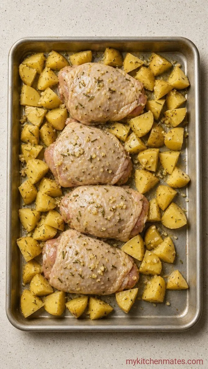 Step 3: Arrange on the Sheet Pan