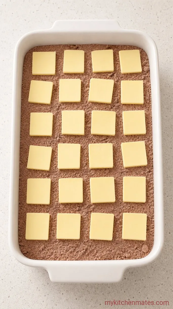 Step 3: Arrange the Butter Slices