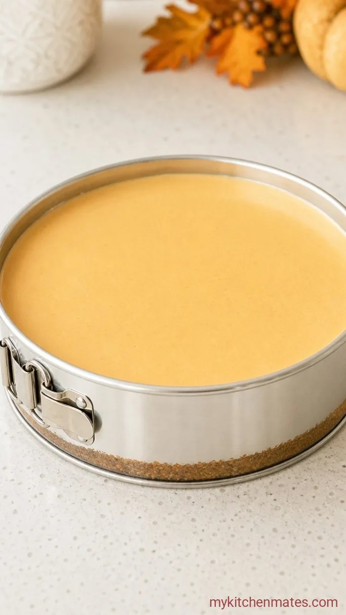 Step 3: Assemble and Chill the Cheesecake