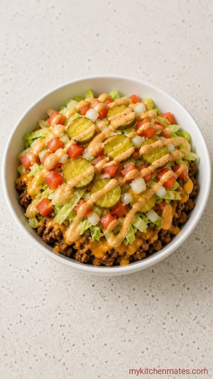Step 3: Assemble the Cheeseburger Bowls