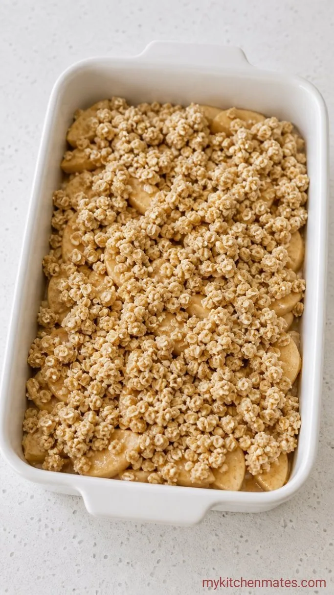 Step 3: Assemble the Crisp in the Baking Dish