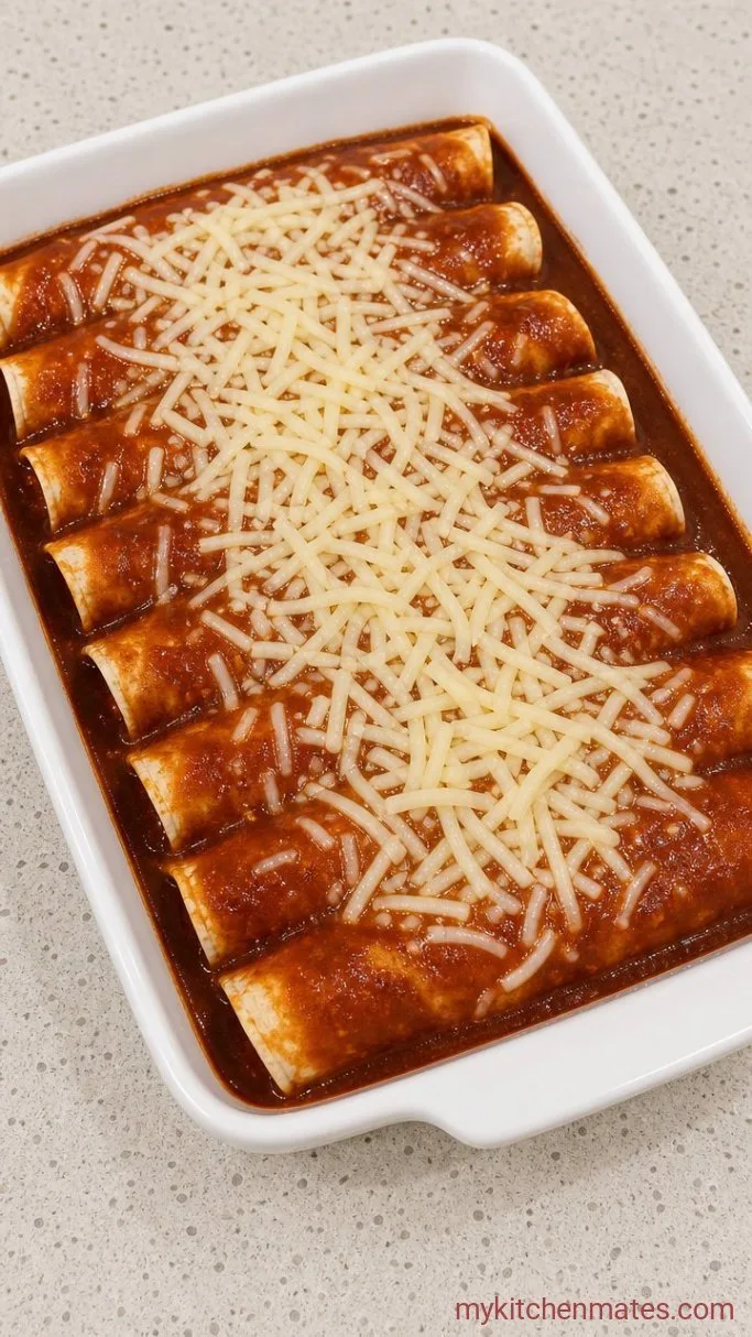 The Shredded Chicken Enchiladas I Keep Coming Back To Step 3: Assemble the Enchiladas