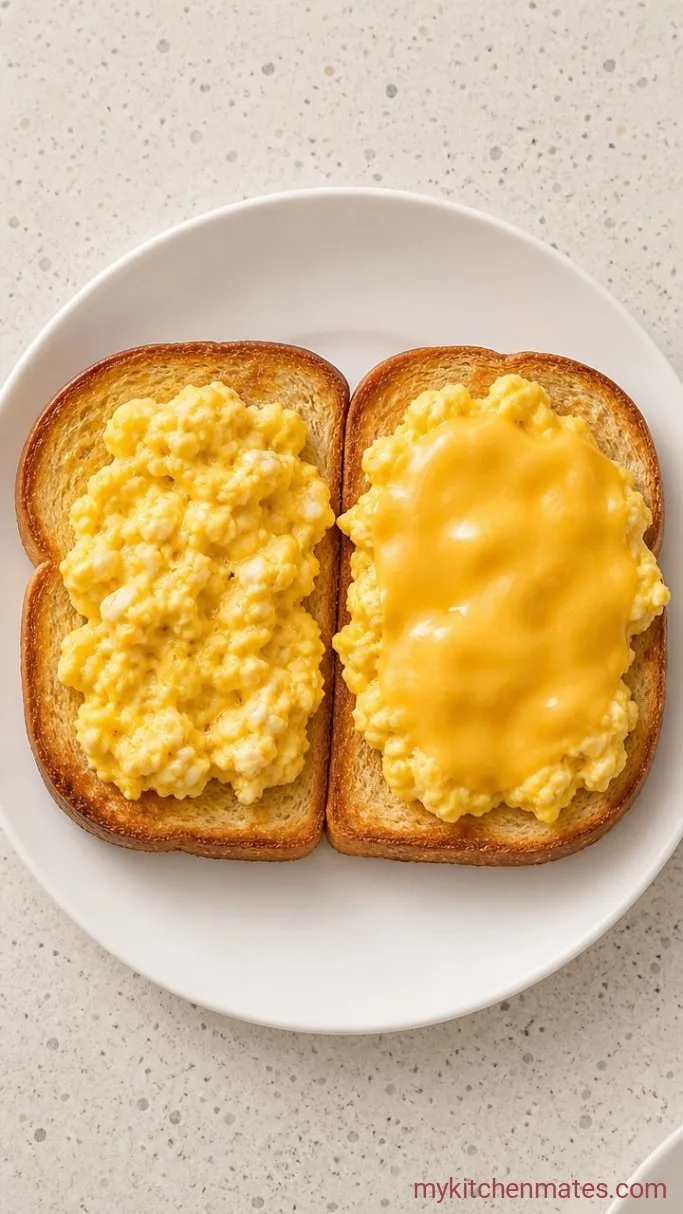 5-Minute Fluffy Egg Drop Sandwich Step 3: Assemble the Sandwich