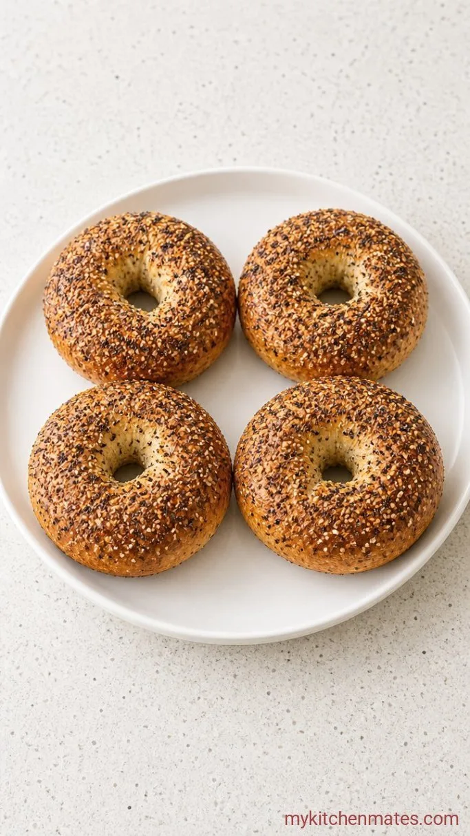 Quick High Protein Bagels (No Yeast, No Boil) Step 3: Bake and Serve