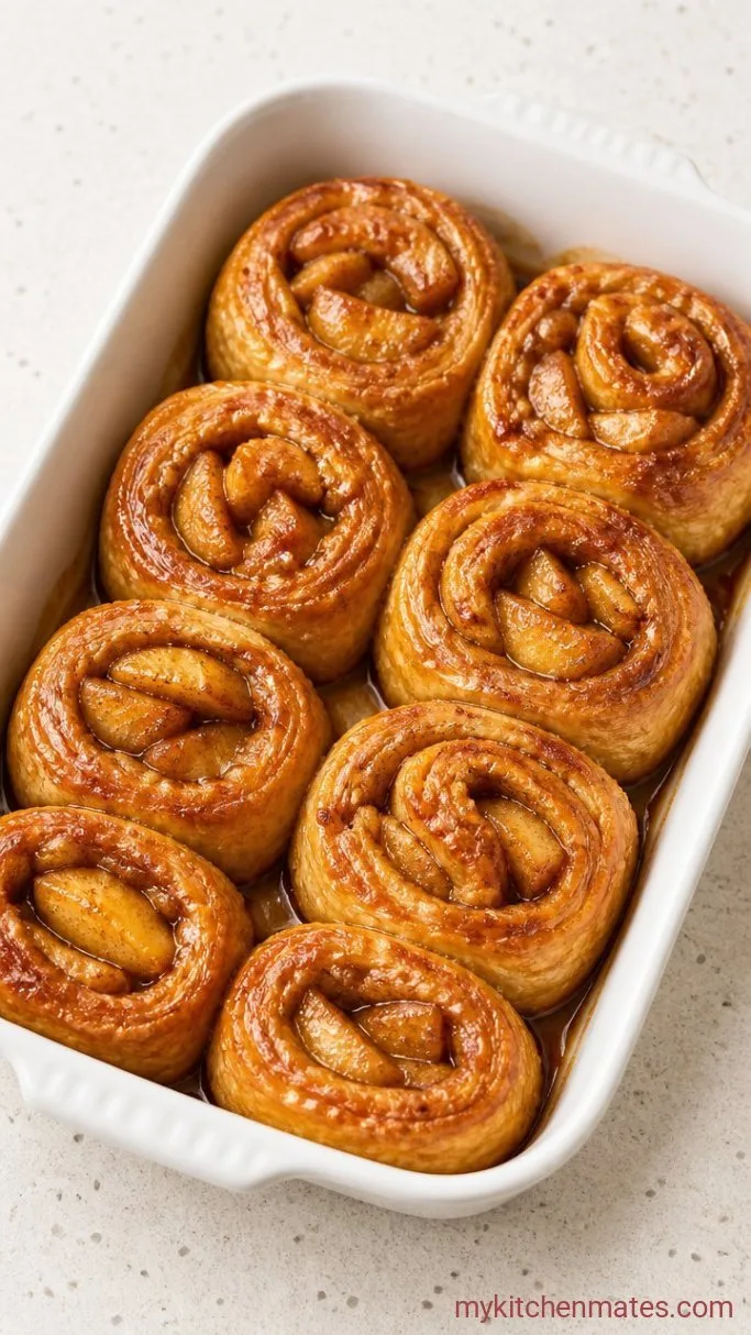 20-Minute Apple Pie Roll Ups Step 3: Bake and Serve