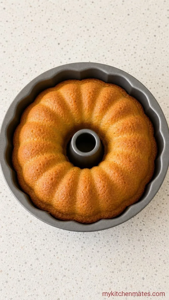 One-Bowl Cranberry Orange Bundt Cake Step 3: Bake the Bundt