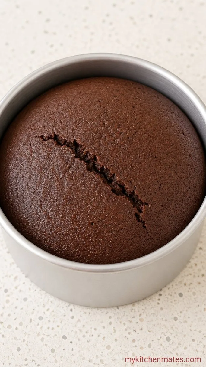 One-Bowl Mini Chocolate Bento Cake Step 3: Bake the Cake