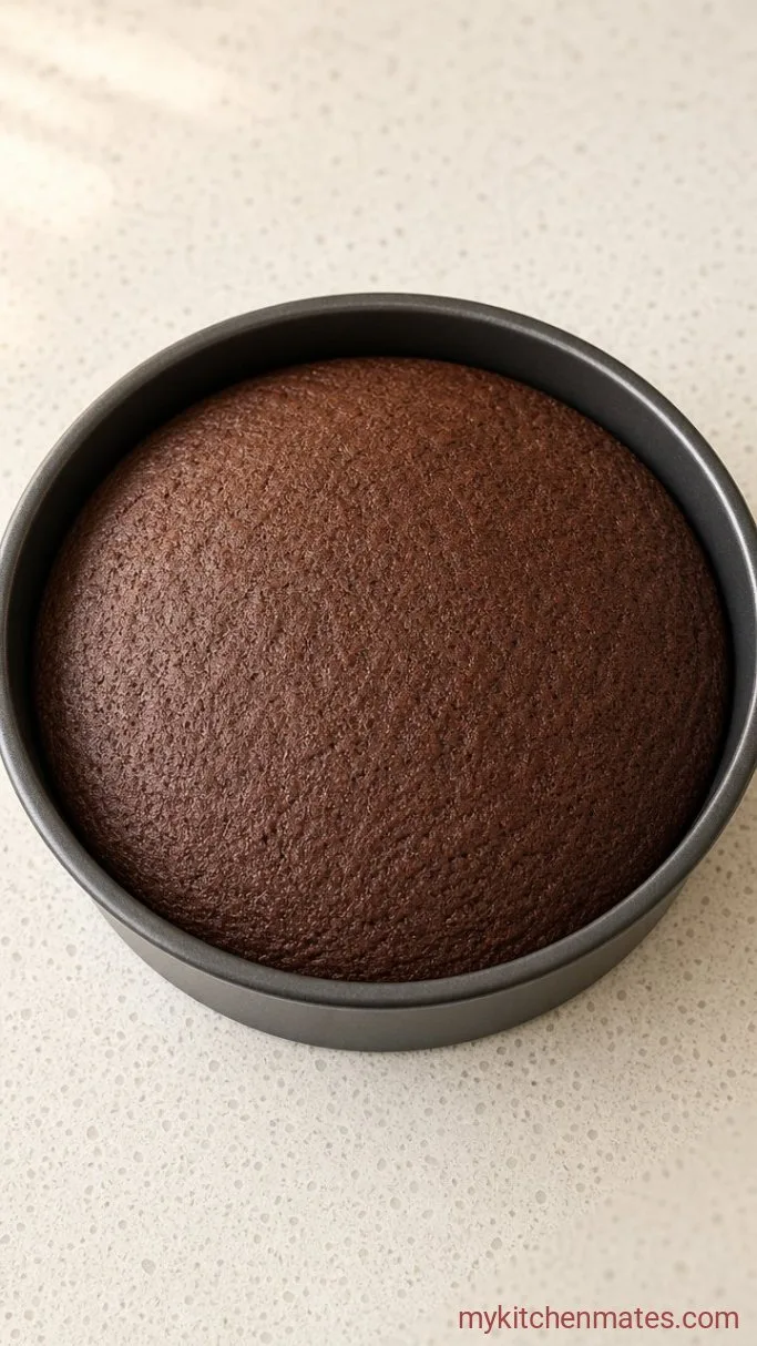 One-Bowl Sugar Free Chocolate Cake Step 3: Bake the Cake