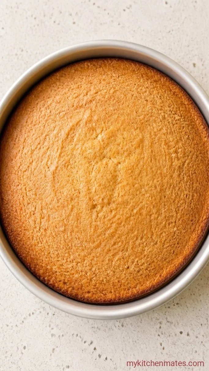 One-Bowl Orange Slice Cake with a Crunchy Sugar Topping Step 3: Bake the Cake