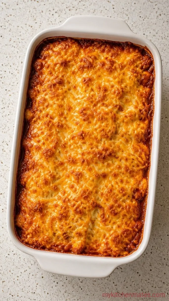 Cheesy Chicken Enchilada Casserole (No Rolling Required) Step 3: Bake the Casserole