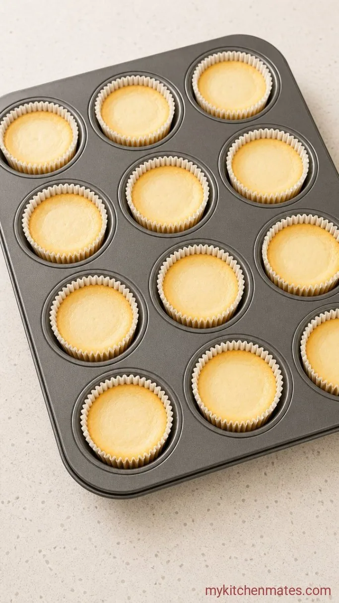 Step 3: Bake the Cheesecakes
