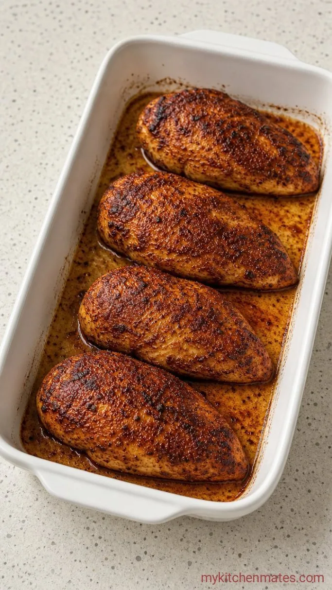 Juicy Oven-Baked Frozen Chicken Breast (No Thawing!) Step 3: Bake the Chicken