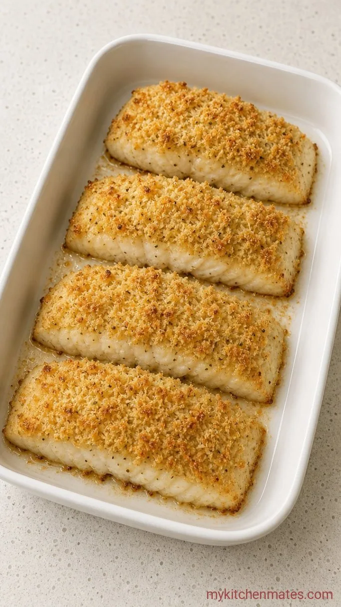 5-Ingredient Parmesan Crusted Cod (Ready in 25 Minutes) Step 3: Bake the Cod