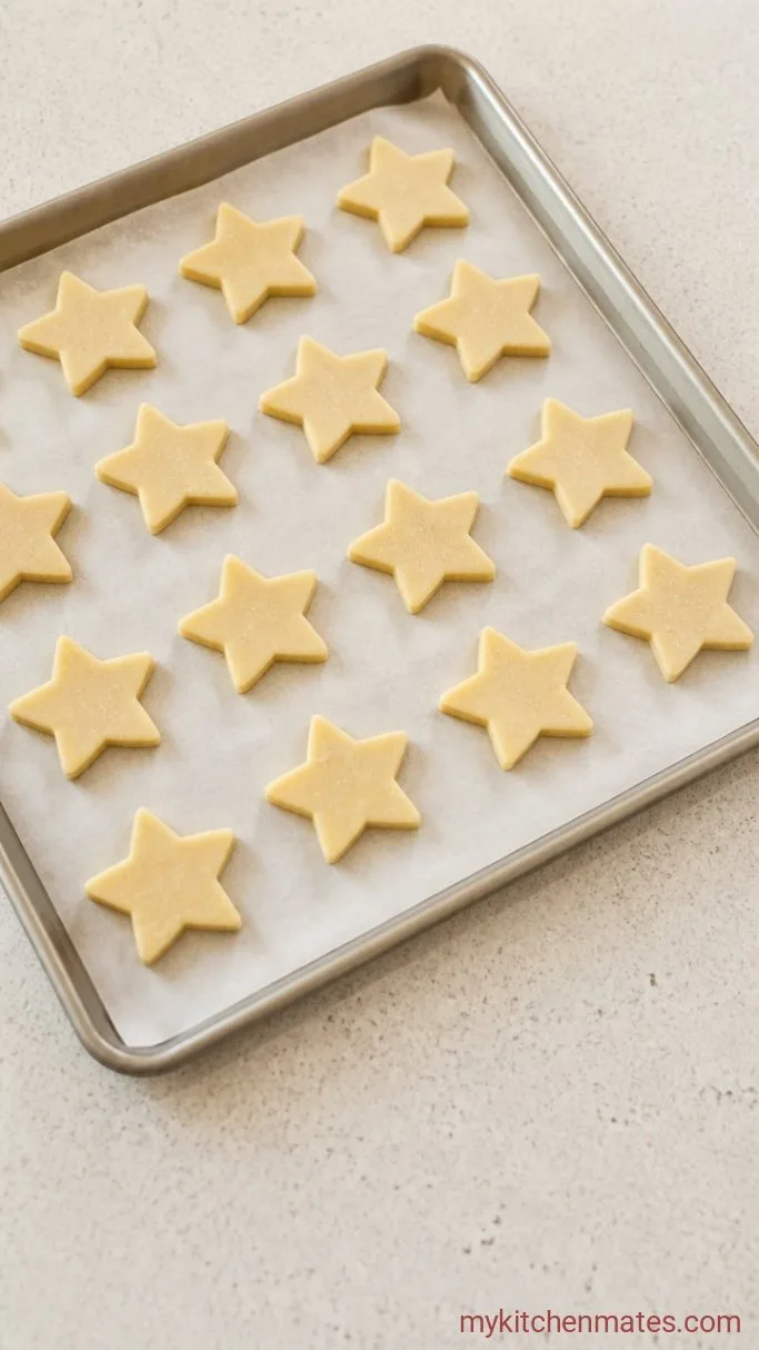 Sparkly New Year’s Sugar Cookies Step 3: Bake the Cookies