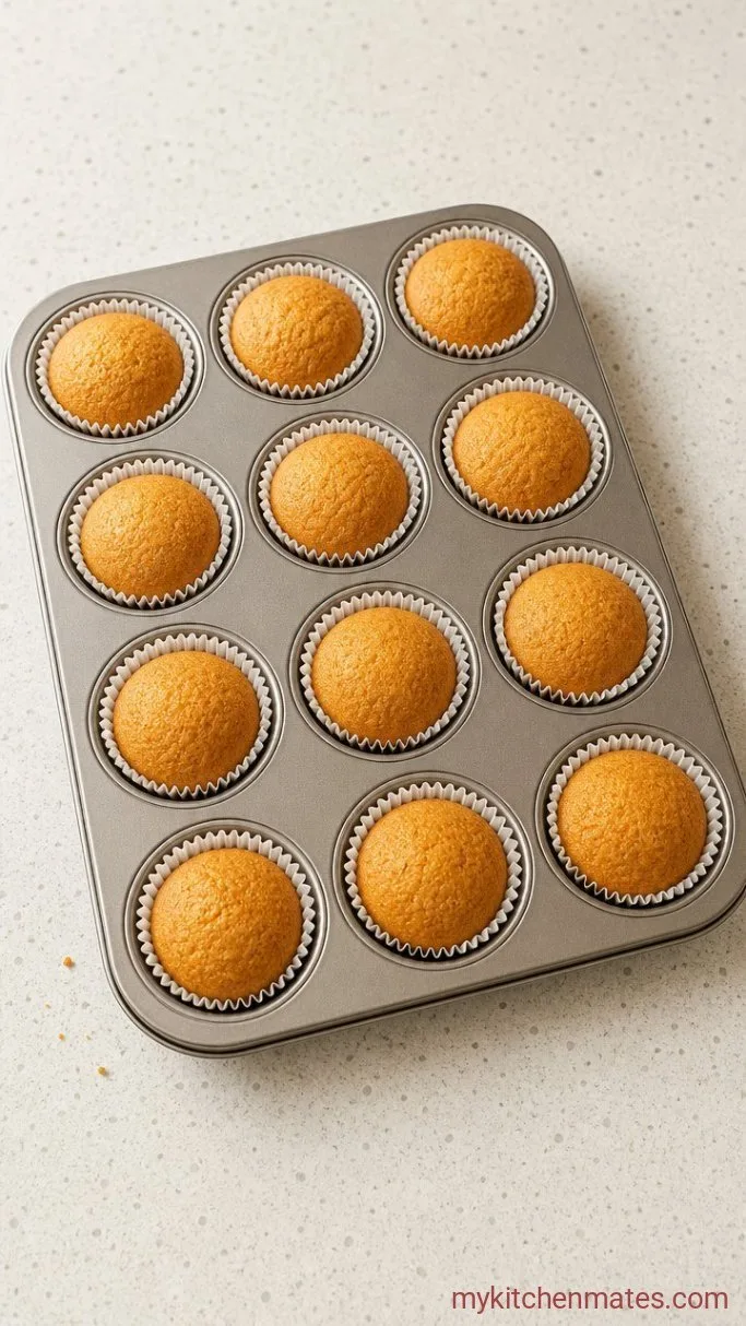 Strawberry Shortcake Cupcakes Step 3: Bake the Cupcakes
