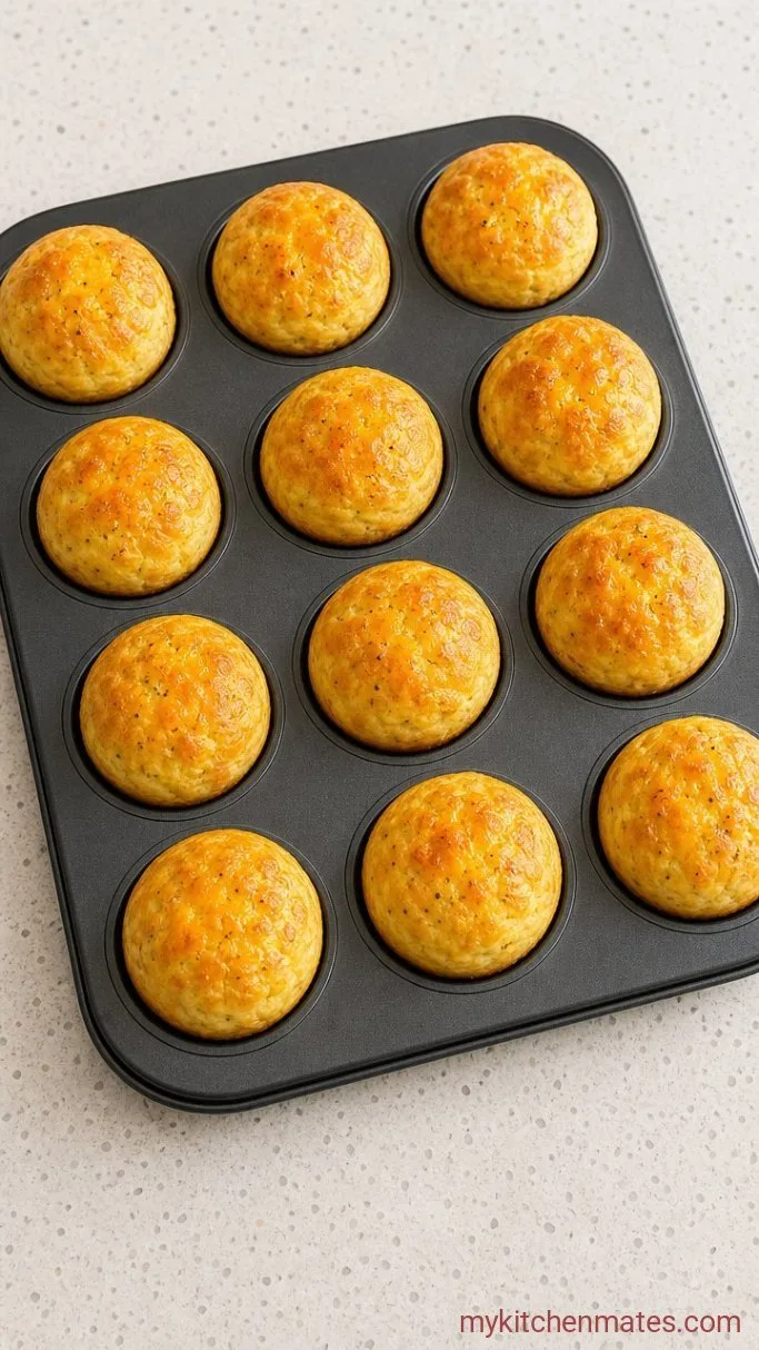 Fluffy High Protein Egg Bites (5-Ingredient Meal Prep) Step 3: Bake the Egg Bites