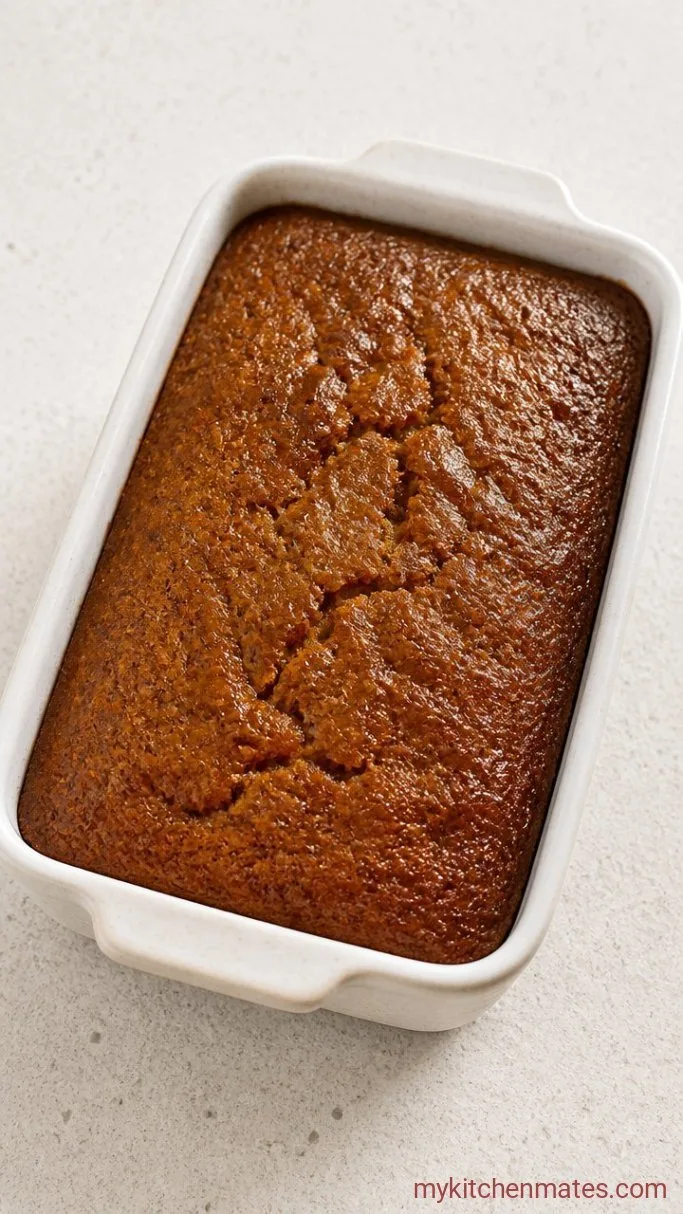 Rich Vegan Sticky Toffee Pudding Step 3: Bake the Pudding