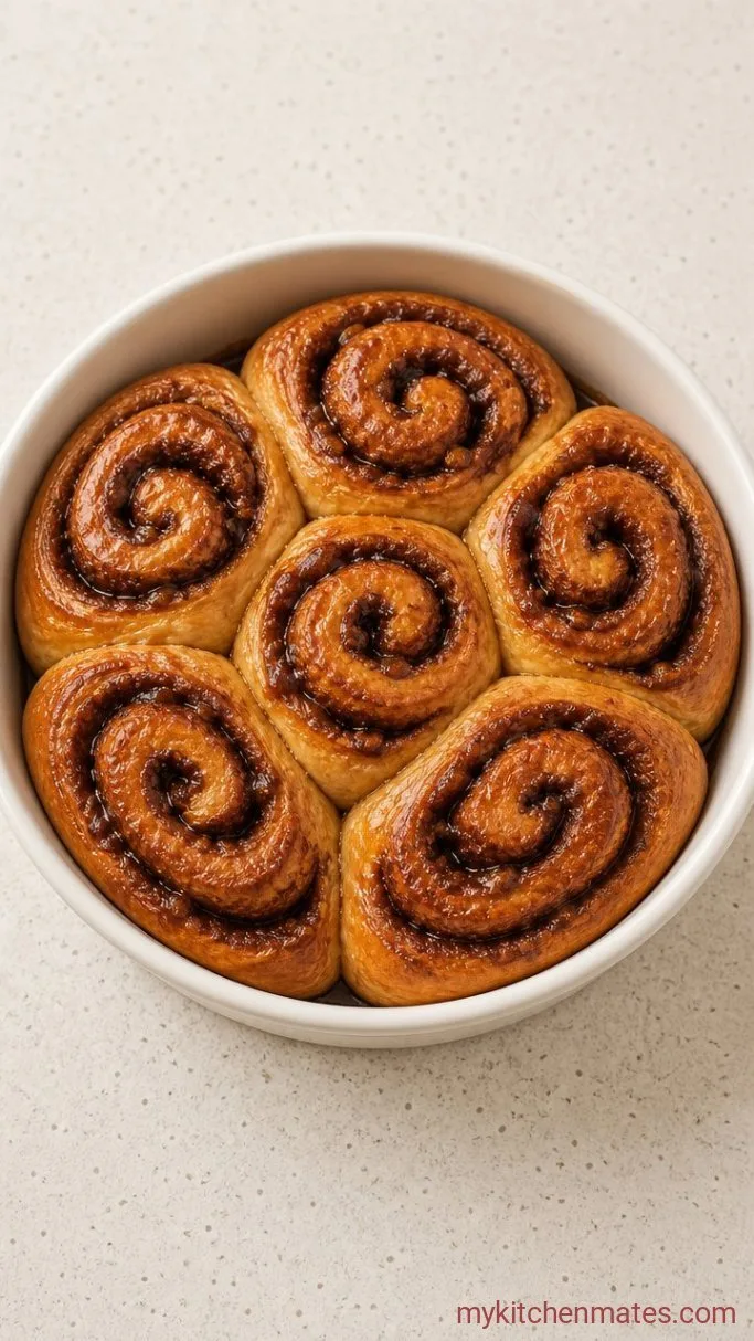 High Protein Cinnamon Rolls (20g Protein Each) Step 3: Bake the Rolls