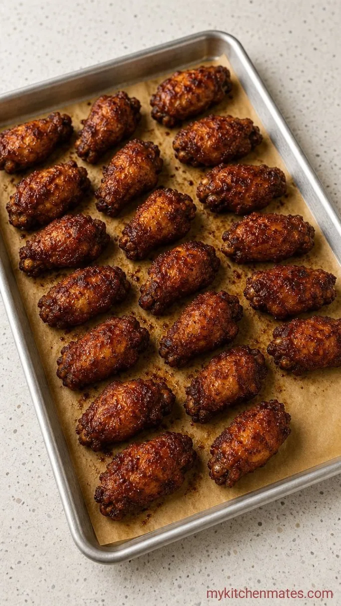 Smoky-Sweet Chicken Wing Seasoning Step 3: Bake the Wings