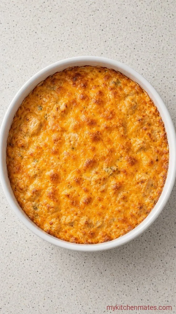 Quick 6-Ingredient Buffalo Chicken Wing Dip Step 3: Bake Until Bubbly