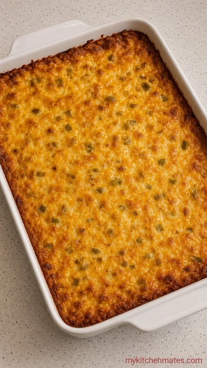 Creamy White Chicken Enchilada Casserole Step 3: Bake Until Golden and Bubbly