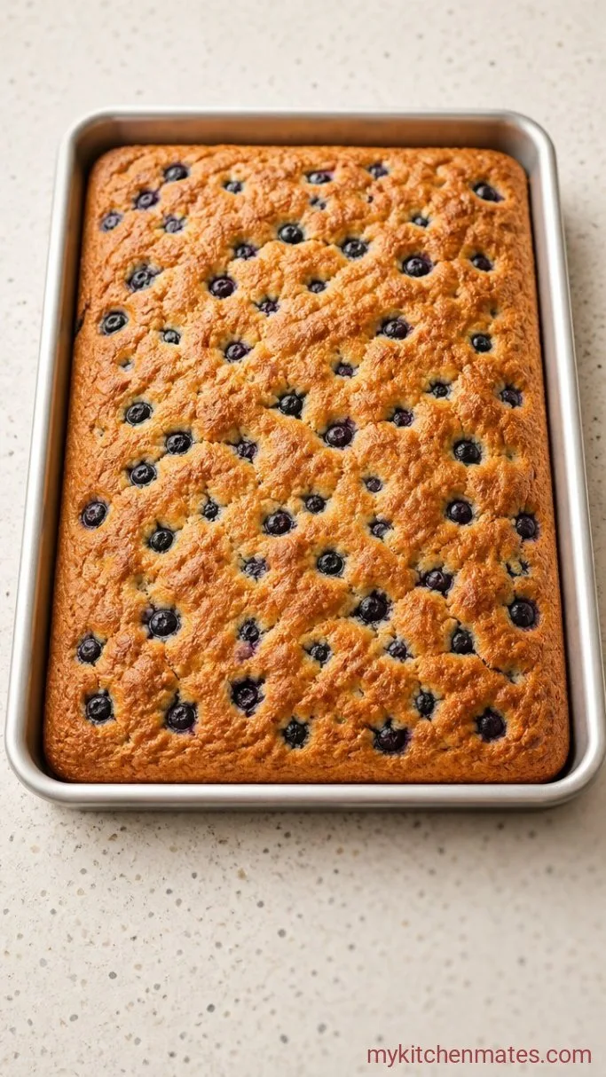 Kodiak Sheet Pan Pancakes (Oven-Baked, No Flipping) Step 3: Bake Until Golden