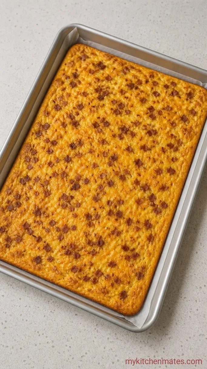 Sheet Pan Eggs: The Fastest Way to Make Breakfast Sandwiches Step 3: Bake Until Just Set