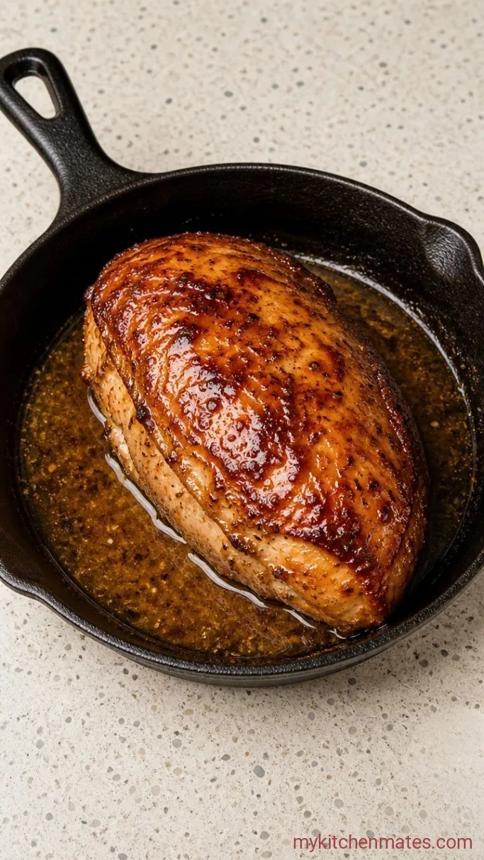 Step 3: Baste with Pan Juices