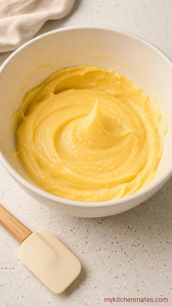 Step 3: Beat in the Eggs