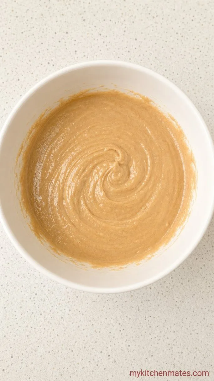 Step 3: Beat in the Peanut Butter and Egg
