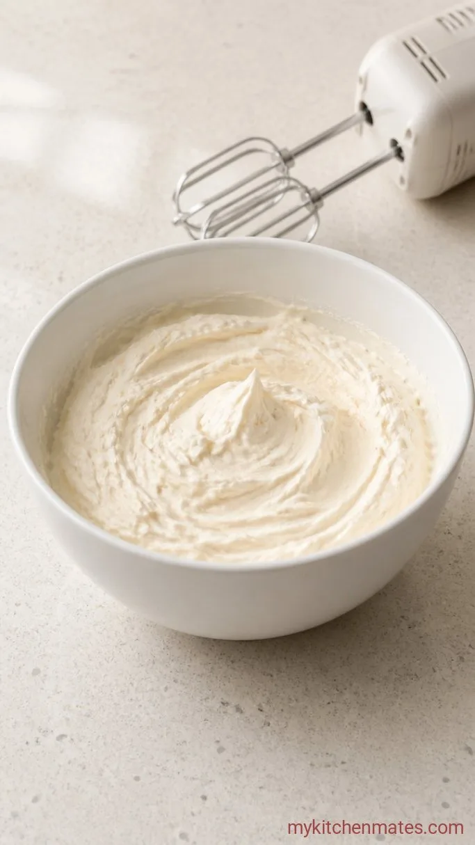 Step 3: Beat the Cream Cheese Base