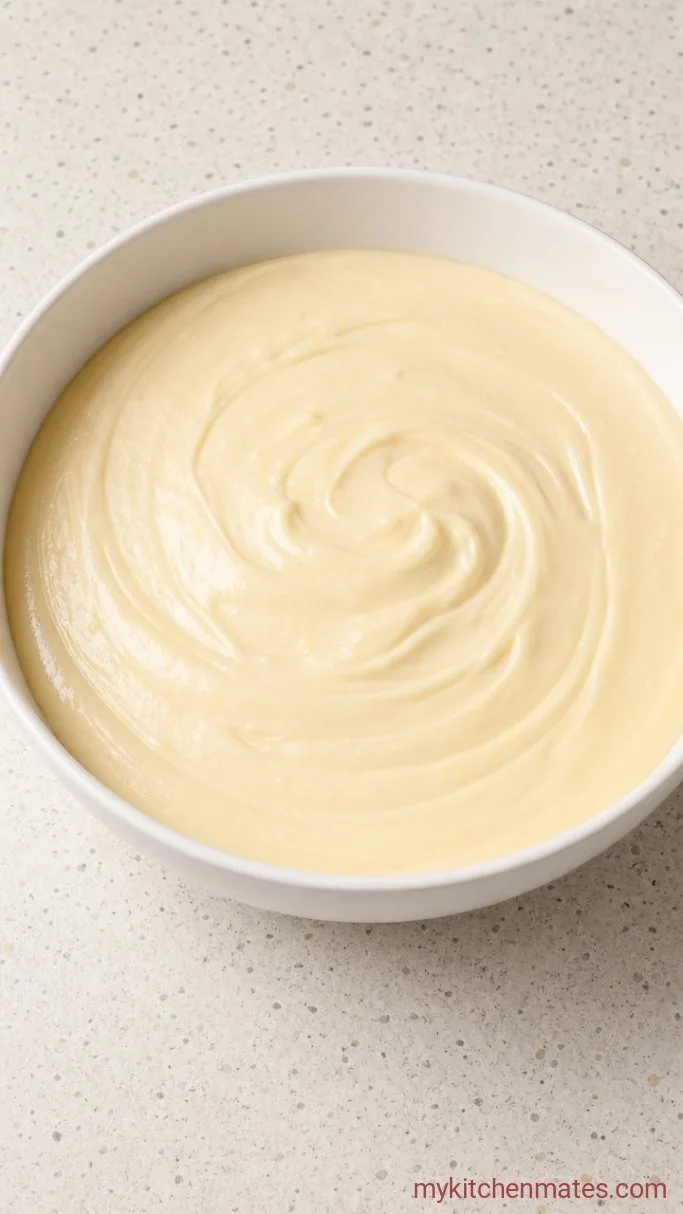 Silky White Chocolate Cheesecake (No Water Bath) Step 3: Beat the Filling