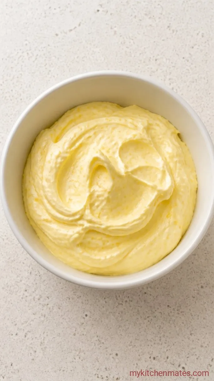 Step 3: Beat the Lemon Cream Cheese Topping