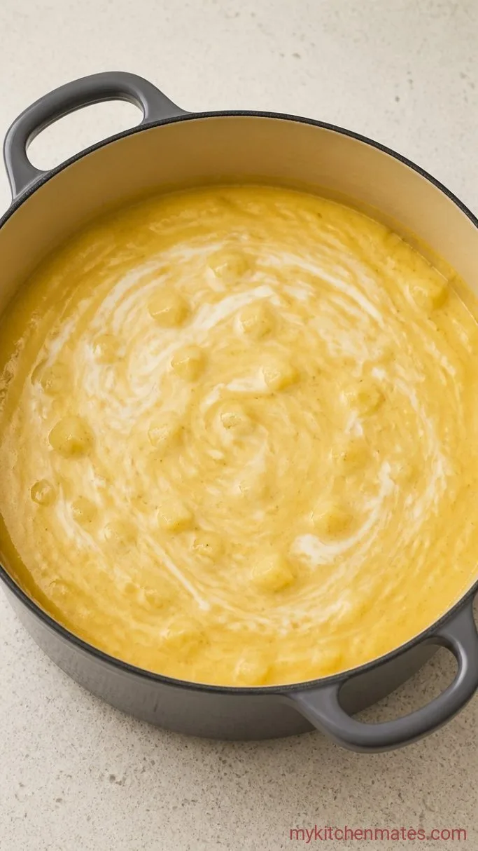 Step 3: Blend and Add the Cream
