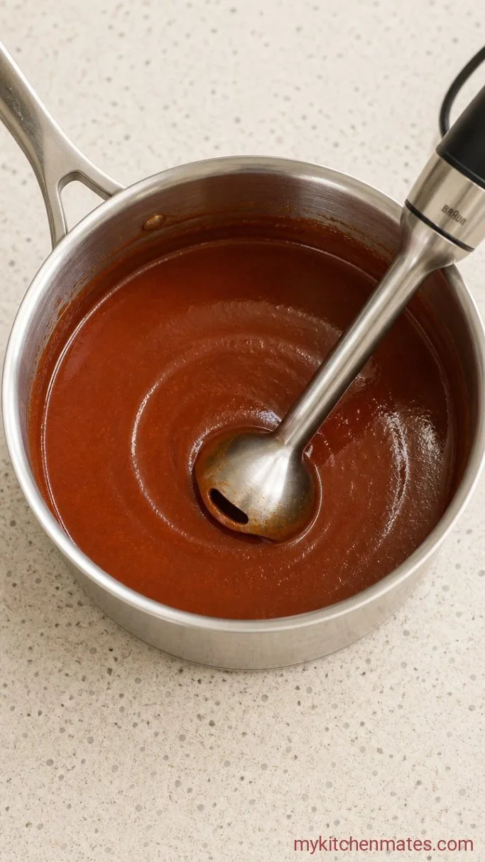 Sweet & Tangy Pineapple BBQ Sauce Step 3: Blend for a Smooth Finish