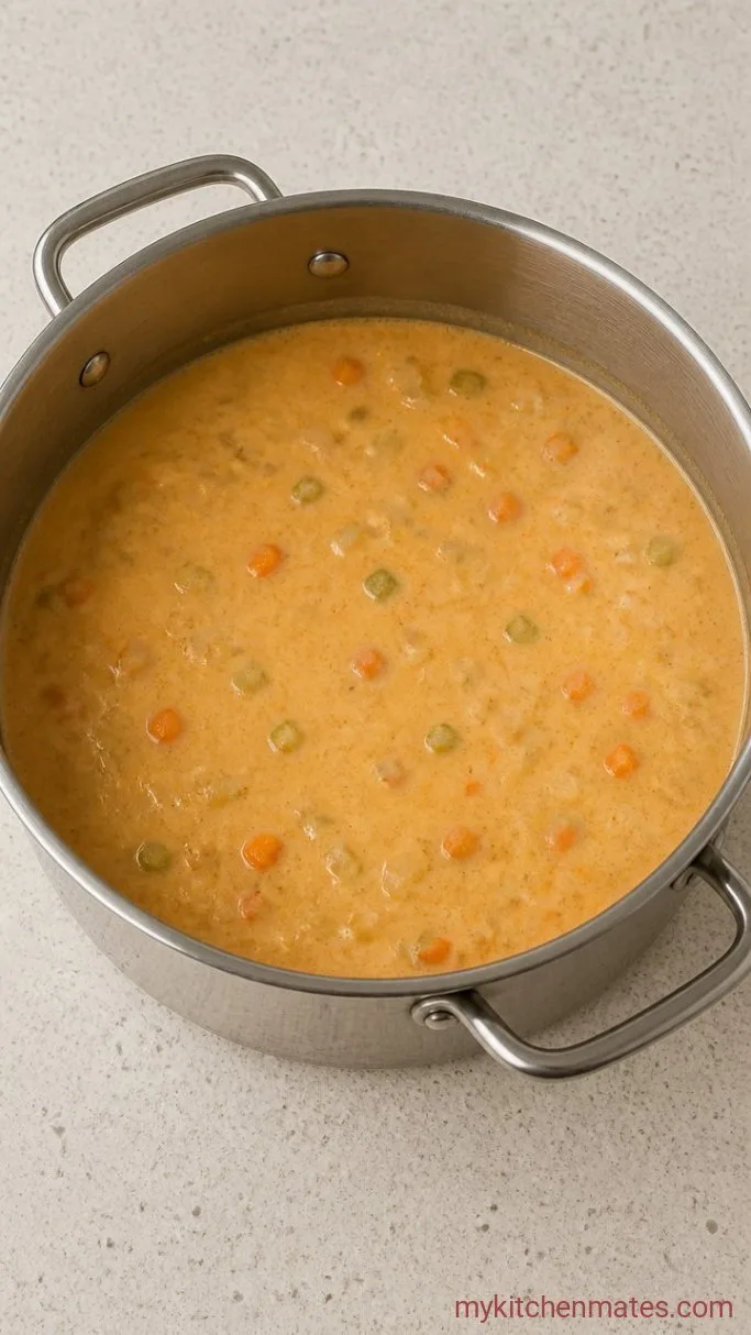 Creamy Buffalo Chicken Soup (One Pot, 40 Minutes) Step 3: Blend in the Cream Cheese