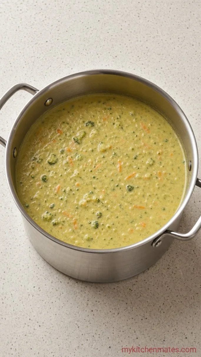 Step 3: Blend Part of the Soup