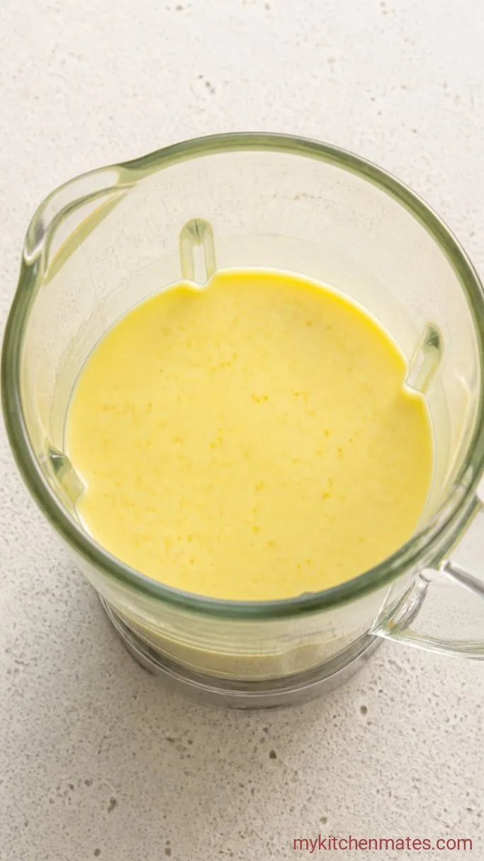 Creamy Vegan Lemon Bars Step 3: Blend the Filling