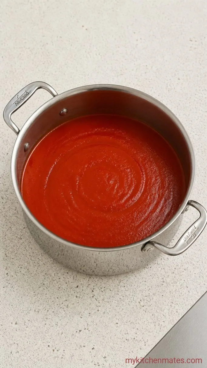 Quick 30-Minute Homemade Tomato Sauce Step 3: Blend the Sauce