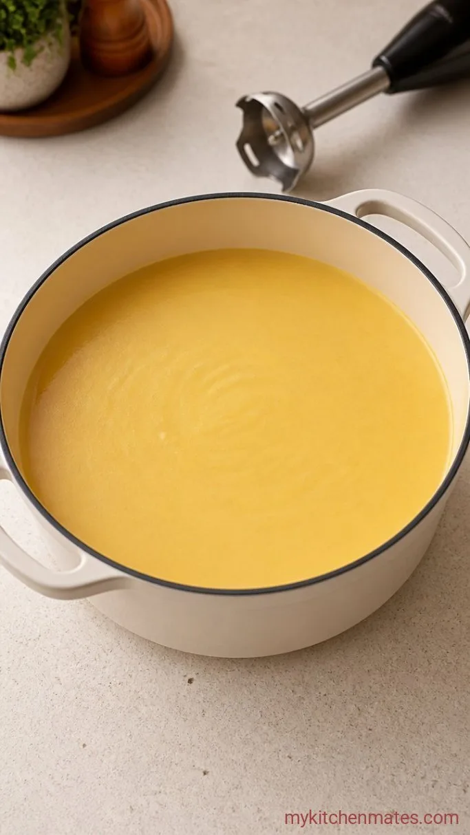 Creamy Irish Potato Soup (No Cream, Just Potatoes) Step 3: Blend the Soup Smooth