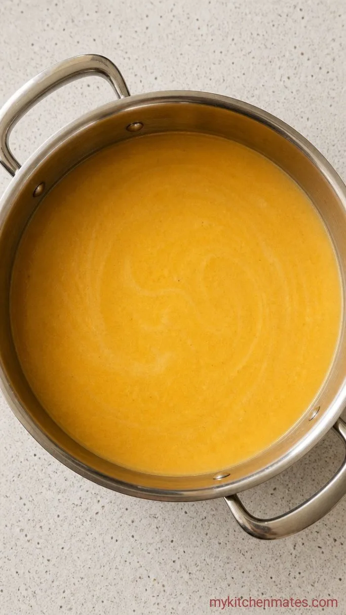 Creamy Roasted Butternut Squash Soup with Coconut Milk Step 3: Blend the Soup