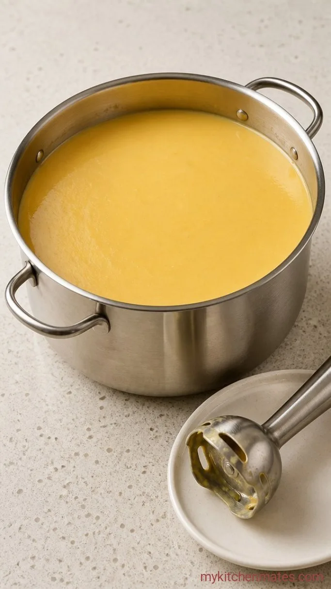 Creamy Weight Watchers Potato Soup (4 WW Points) Step 3: Blend the Soup