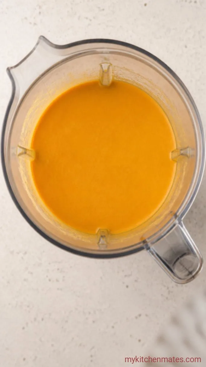 Step 3: Blend the Sweet Potato Custard