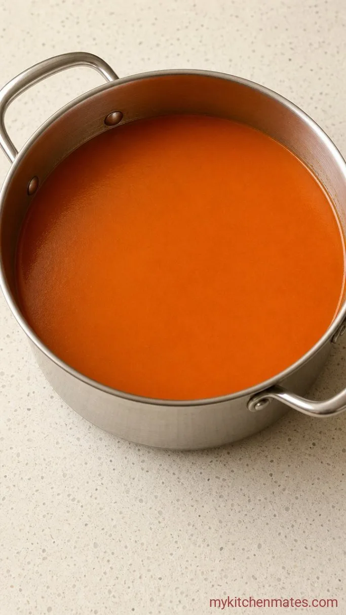 30-Minute Vegan Tomato Soup Step 3: Blend Until Smooth